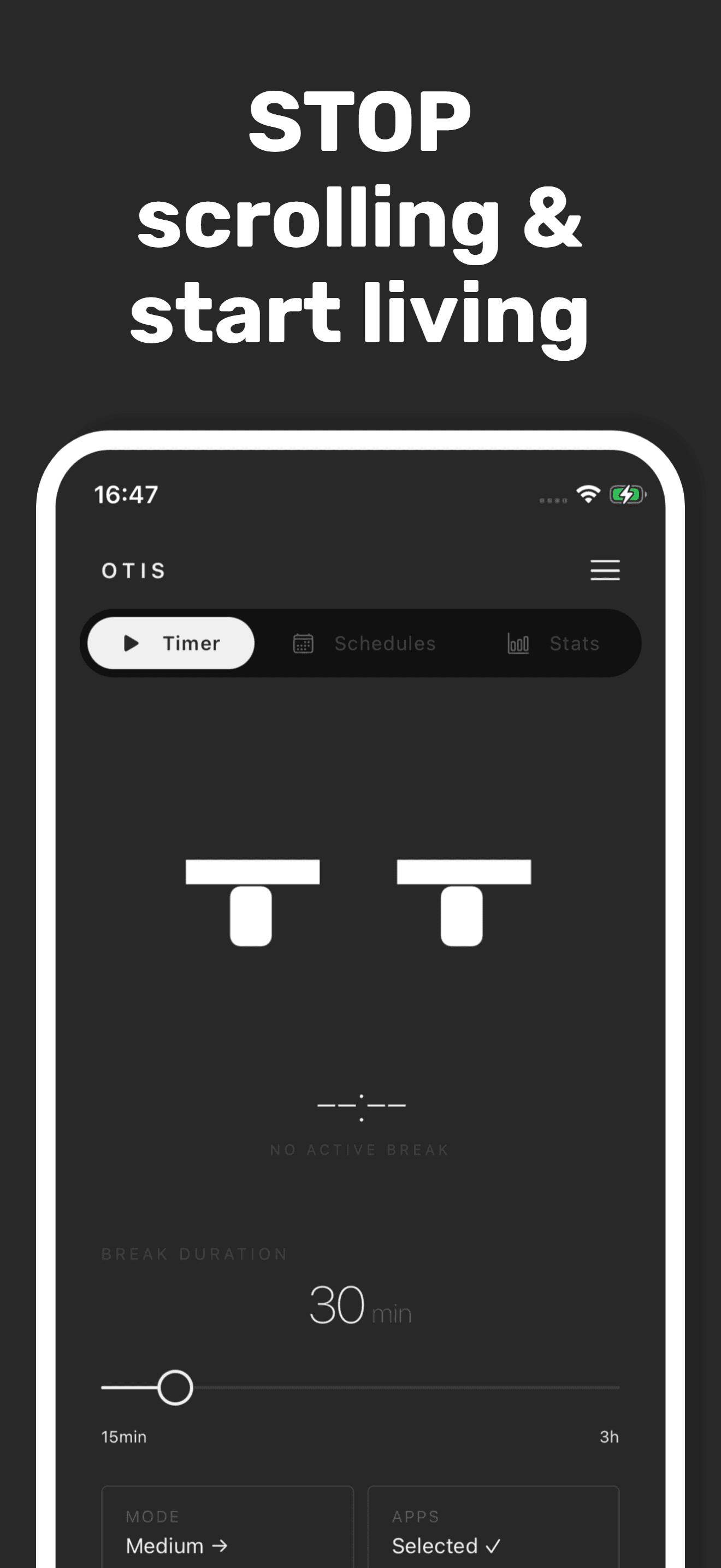 Otis app screenshot 1